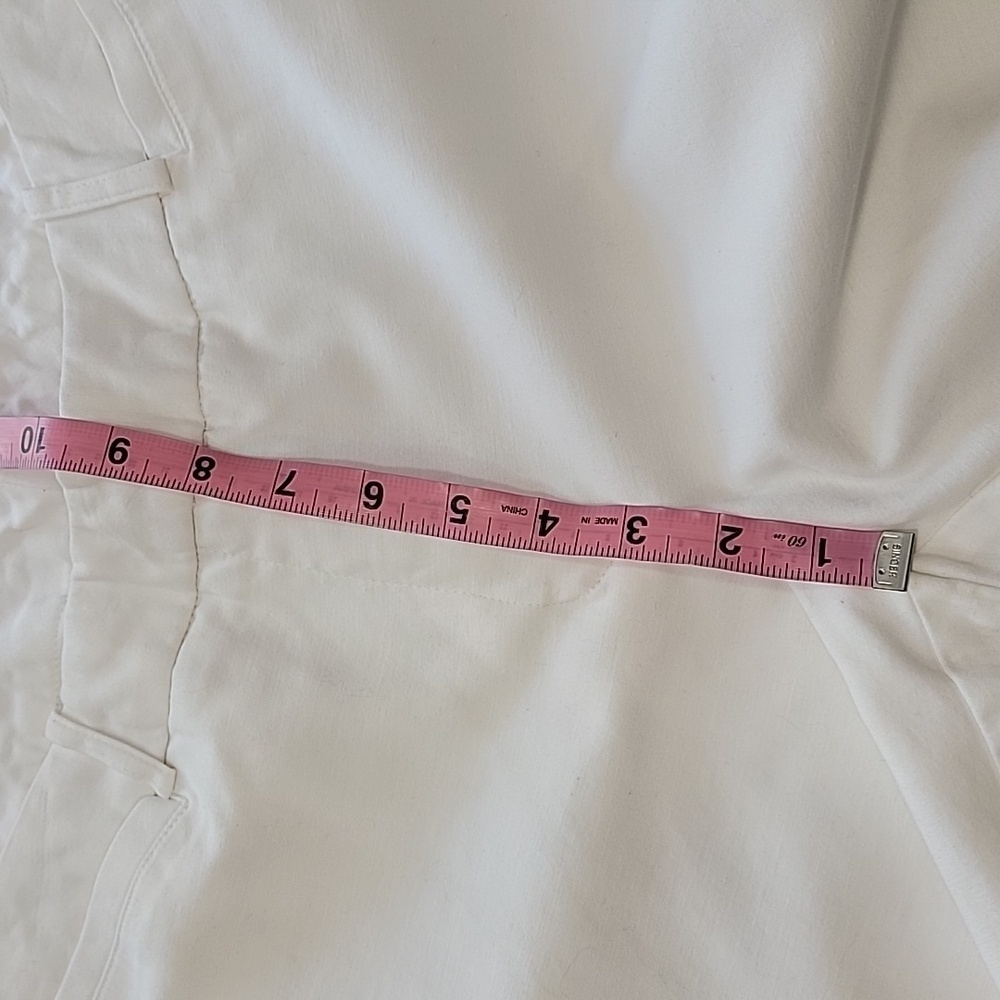 Worthington Size 12 White Slightly Flared Leg Trousers, Gently Used Condition - Picture 8 of 14